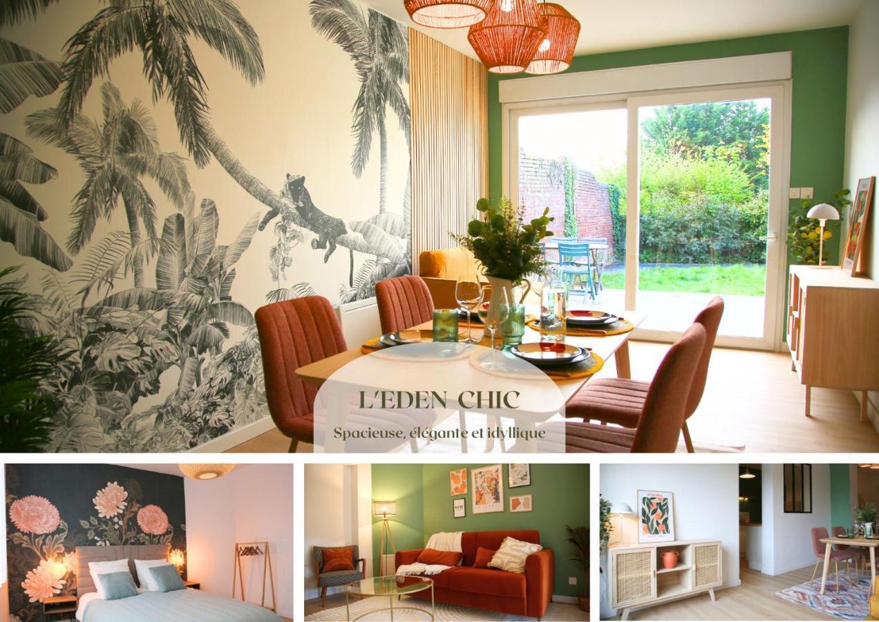 L'Eden Chic - Balneo - Jardin - Parking Gratuit Arras Exterior foto